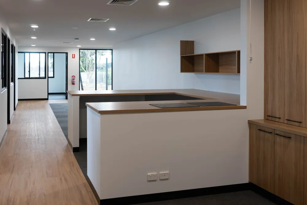 Office interior maintained by Proline Painting