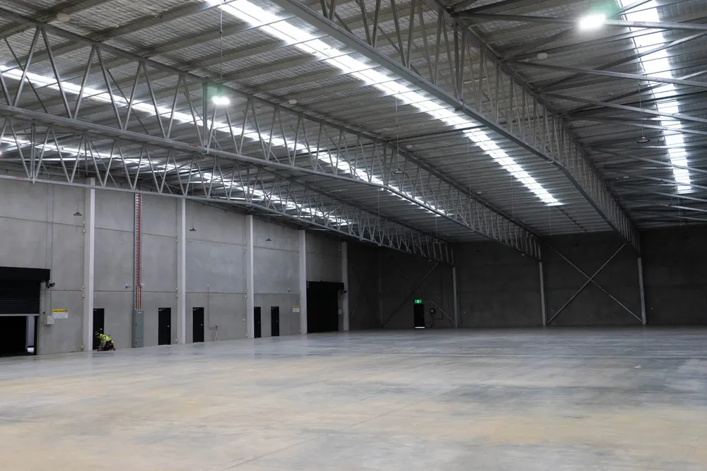 Warehouse interior coated by Proline Painting