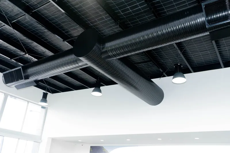 Sprayed feature ceilings