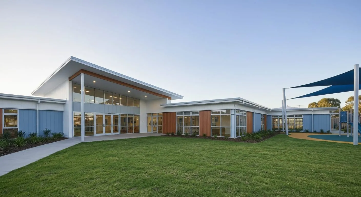 Freshly painted educational facility interior by Proline Painting